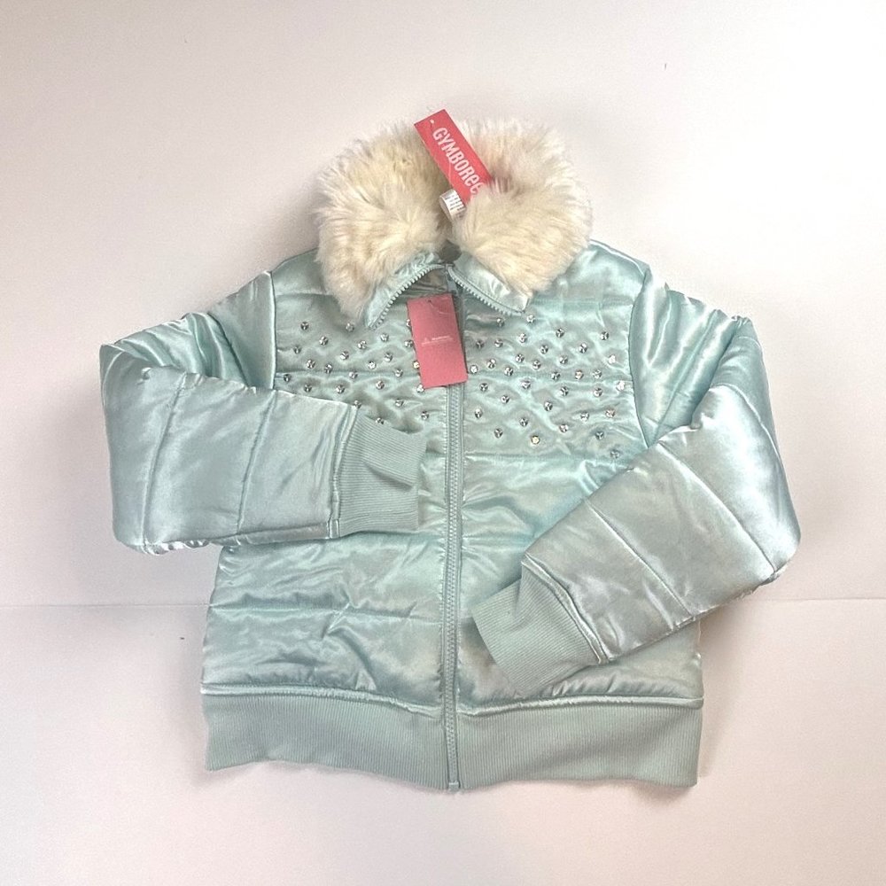 NWT Gymboree Girl Blue Skater Jacket Size 9